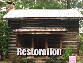 Historic Log Cabin Restoration  Pungoteague, Virginia